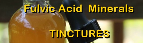 Ormus Minerals -Fulvic Acid Minerals TINCTURES